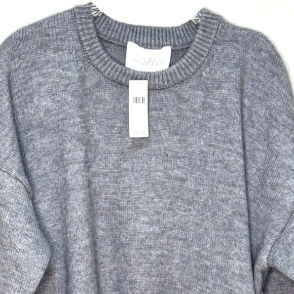 Gray Sweater with Silver Sequin Skirt - Picture 5 of 11